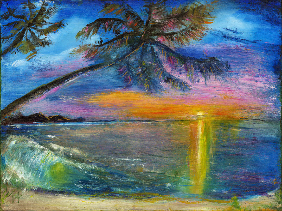 Key West • Oil on canvas • Badave (aka David Tubiolo)